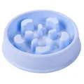 Gamelle anti-glouton bleu clair en forme de pétale pour chiens petits et moyens - Bleu clair