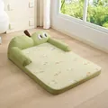Schattig groen koelbed voor huisdieren in de vorm van een appel - S (50x36x17cm) / Appel Sofa en Deken