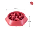 Langlebiger roter Anti-Schling-Napf für Hunde in Knochenform, 18,5cm x 4,5cm Größe. - China Rot