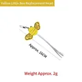 Cabezal de repuesto para juguete de gato con forma de abeja amarilla, 16 cm y 2 g ligero - Pequeña abeja amarilla