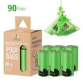 Pack de 6 rollos de bolsas biodegradables para excrementos de perro 90 unidades - Con Dispensador / 6 Rollos Con Dispensador/Caja