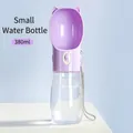 Bouteille d'eau portable violette pour chien d'une capacité de 380 ml pour l'extérieur - Style Petite Bouteille d'Eau Unique / 380ml / Violet