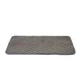 Alfombra para mascotas gris acolchada lavable para jaulas y sofás, protector suave. - XXL: 90*140CM / Gris oscuro