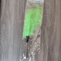 Interactive green feather cat toy with durable metal spring base for active indoor play - Replacement Feather Green