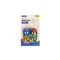 Set of 4 colorful metallic cat toy balls with bells for pet interaction and exercise - Crinkle Paper Ball Set
