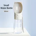 Bouteille d'eau portable de 380ml pour chiens en voyage - Petite taille, beige - Style Petite Bouteille d'Eau Unique / 380ml / Gris