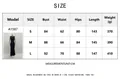Accurate size chart for the black sleeveless pleated maxi dress with CM and gram measurements - Multicolor Mixed