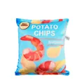 Peluche para perros con forma de bolsa de patatas fritas de gambas en Fresh Shrimp Blue - Azul Camarón Fresco
