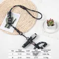 Floral print dog harness and matching leash set for small pets with detailed size chart - S / Japanese Black