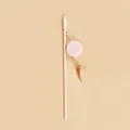 Interactieve houten kattenstok met roze katoenen lolly en veer voor uw huisdier kat - Nr. 6 - Lollipop Vorm
