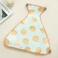 Lichtblauwe waterdichte hondenbuikband met pompoenpatroon voor corgi's en huisdieren - S / Prinsessenstijl / Lichtblauwe Pompoen