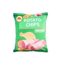 Juguete de peluche para perros con forma de bolsa de patatas fritas sabor bacon verde - Verde Rollo de Cordero