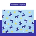 Kühlmatte für Haustiere mit Walmotiv zur Sommerhitzeentlastung für Hunde und Katzen. - Größe 1 (40x30cm) / Sternenwal