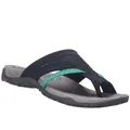 Comodi sandali estivi infradito per la spiaggia in blu navy e grigio sportivi - 35 / Blu