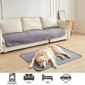 Alfombrilla impermeable gris acolchada lavable para perros para sofá y coche - L: 74*135cm / Tela de Punto Gris