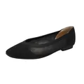 Eleganti ballerine in rete nera con punta squadrata per il lavoro e l'estate calda. - 34 / Nero