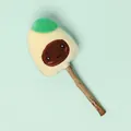Niedliches Avocado-Plüsch-Katzenminze-Spielzeug mit natürlichem Matatabi-Silberwein-Stab - Avocado
