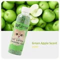 250ML apple scented green cat litter deodorizing beads in a transparent bottle - Apple Scent (250ml) / Green
