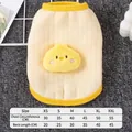 Sudadera amarilla para mascotas con pollito de peluche, ropa de invierno para perros - XS / Pollito Amarillo