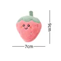 Leuk aardbeien pluche kattenkruid speelgoed voor katten, 9x7cm, interactief spelen - Aardbei Stijl