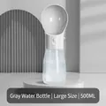 Grote 500 ml grijze draagbare drinkfles voor honden voor op reis en buitengebruik - Groot [500ML] / Grijs