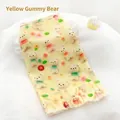 Cute yellow gummy bear pattern pet vest for small dogs and cats, spring summer thin style - XS (0.5-1kg) / 3D Painted Pleated Skirt / Yellow Gummy Bear