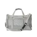 Bolsa de transporte portátil y transpirable para gatos y perros pequeños - Estilo de Anillo de Acero Portátil / Gris / M