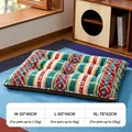 Bohemian pattern waterproof pet bed mat available in multiple sizes for dogs and cats - 50*38cm (S) / Stylish Green