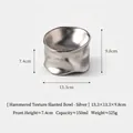 Cuenco elevado inclinado de cerámica para gatos con un acabado metálico plateado brillante - Cuenco inclinado / Plateado