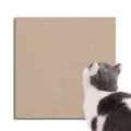 Tappetino tiragraffi autoadesivo color kaki per gatti, protezione di divani e mobili - 30*30cm / Cachi