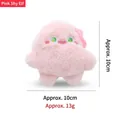 Pink monster elf plush cat toy with catnip inside, 10cm soft interactive kitten toy - Pink Shy Monster / Pink Shy Elf