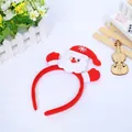 Glowing Santa Claus headband with raised hands for Christmas decoration and kids gift. - Santa Claus Style (S2-1) / Light-up