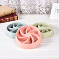 Anti-Schling-Napf für Haustiere mit Wirbeldesign in Pink Blau und Grün für Hunde - Windmühlen-Stil (GWF-03)
