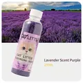 Premium purple lavender scented cat litter deodorizing beads in a 250ml plastic bottle - Purple