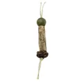 Natural silvervine cat chew toy with raffia and catnip ball for dental care - Catnip & Gall Fruit Silvervine Dumbbell