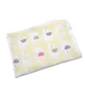 Couverture douce en polaire corail pour animaux avec motif éléphant jaune pour chats - Taille S 25x25CM / Éléphant Jaune