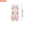 Small plush kitten catnip toy, pink soft fabric, 11cm height, 10g weight - Approx. 11cm / Cat