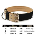 Detailed size chart for heavy-duty nylon tactical dog collar for large breeds - M (Width 4cm Length 33-41cm) / Khaki