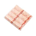 6 rolls of degradable EPI pet waste bags with red bone pattern for dog poop cleanup - 1.4 Mil 8 Rolls / Pink