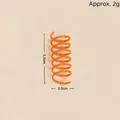 Interactive orange spiral spring cat toy, dimensions 5.5cm height and 2.5cm width - 5.5x2.5cm / No. 15 Orange Spring