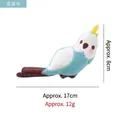 Interactive plush blue bird toy for cats with measurements 17x8cm and weight 12g. - Lark Style (CT247) / Approx 17x8cm / Lark