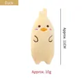 Small yellow plush duck catnip toy for pets, 11cm tall, 10g weight - Approx. 11cm / Duck