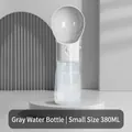 Draagbare grijze waterfles van 380 ml voor huisdieren met lekvrij ontwerp voor honden - Kleine Waterfles / 380ml / Grijs