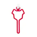 Portable red dog poop bag holder hands-free waste bag clip for pet leash attachment - China Red