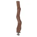 Natural prickly ash wood bird perch with wing nut mount for parrot cage accessory - Grapewood Perch Stick / 20cm