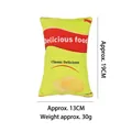 Creatieve pluche hondenspeeltje in de vorm van een limoengroene aardappelchipszak - Limoen Smaak Chips / Limoengroen