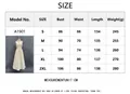 Size chart for yellow striped sleeveless V-neck maxi dress with measurements in cm. - S / Dresses / Yellow