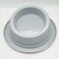 Cuenco gris para mascotas anti-hormigas con protección de cuello para gatos y perros - Cuenco Individual Gris