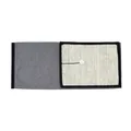 Grey sisal cat scratching mat with hanging ball for sofa protection and nail grinding - Armrest Hanging Style