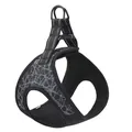 Premium breathable reflective H-shaped dog harness vest for small pets and dogs - S / Black
